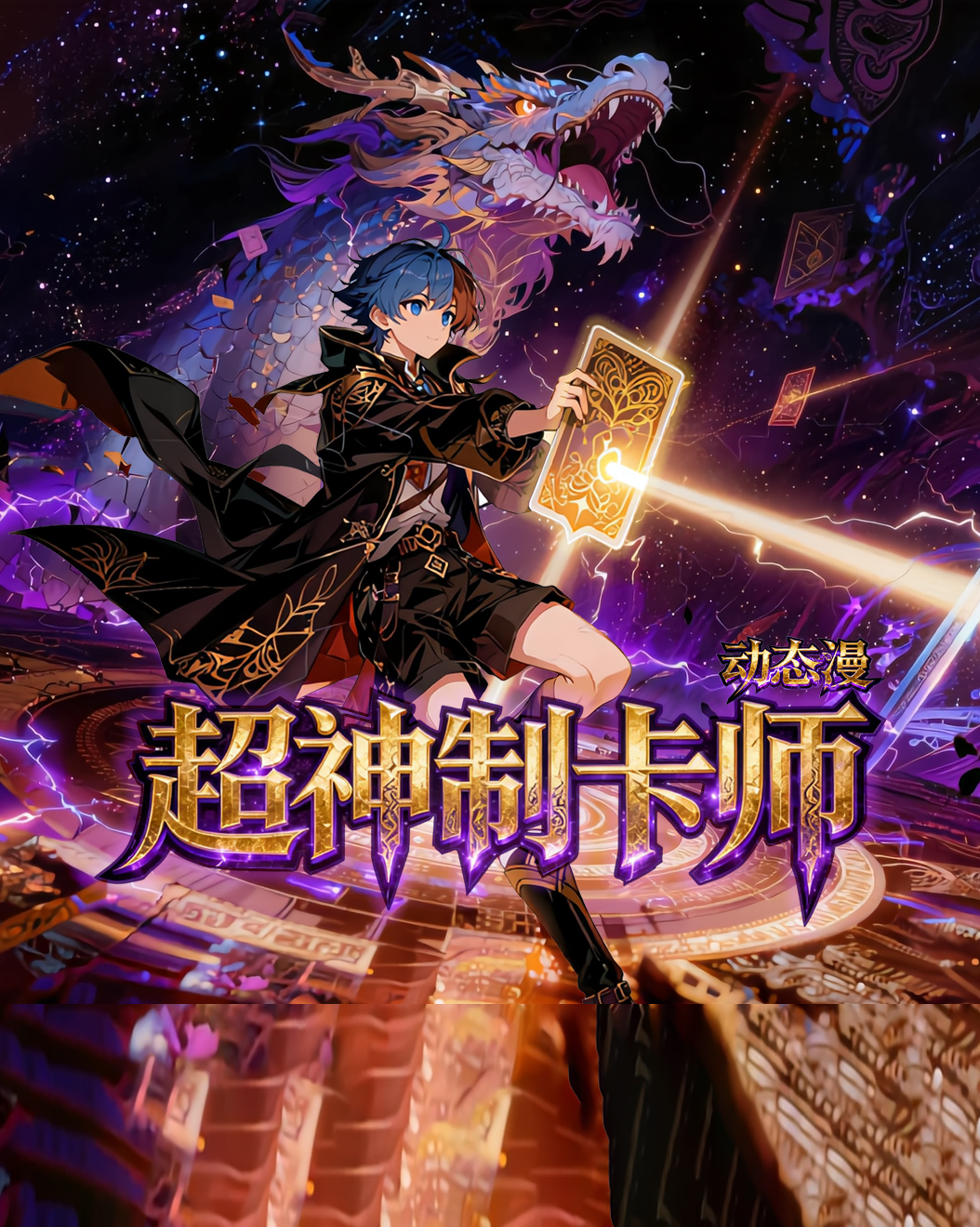 《超神制卡：我在高武世界封神》动态漫上线，「近二维动画」品质呈现异能世界